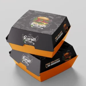 Black Burger Boxes