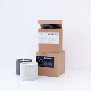 Kraft Candle Box